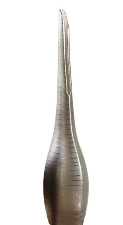 Platinum Stripe Vase - XLarge