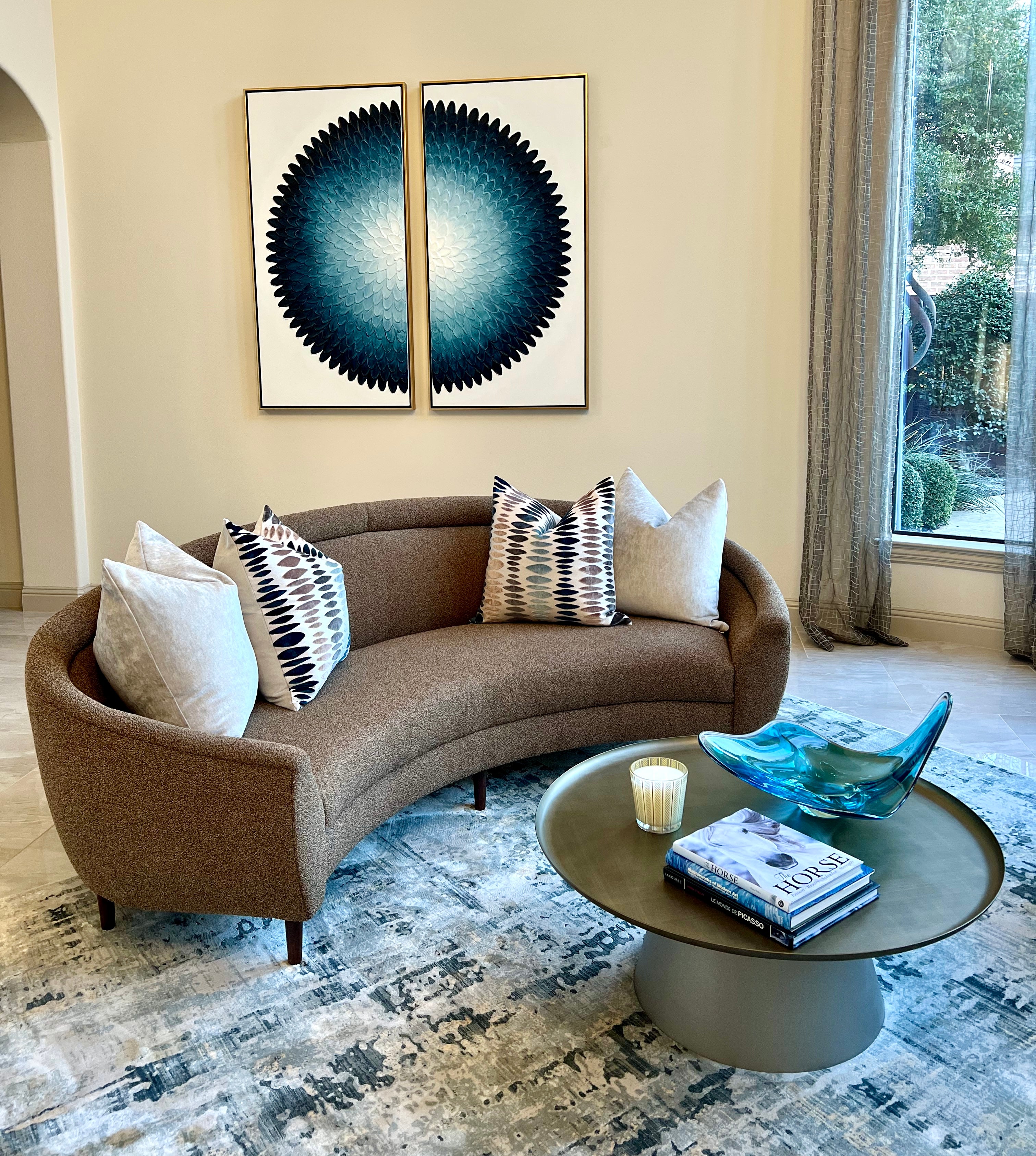 Simple Family Room Makeover – Oasis Accents