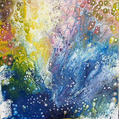 Colorful Jellies - 36”W x 36”H