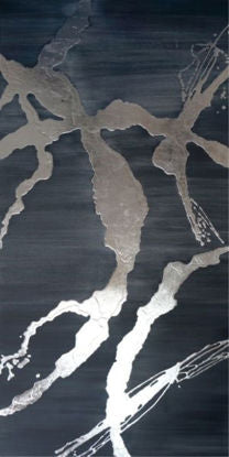 Silver Silhouette I - Hand-Painting