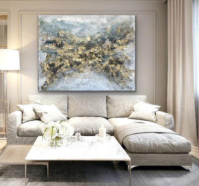 Golden Sky IV - 48”W x 60”H