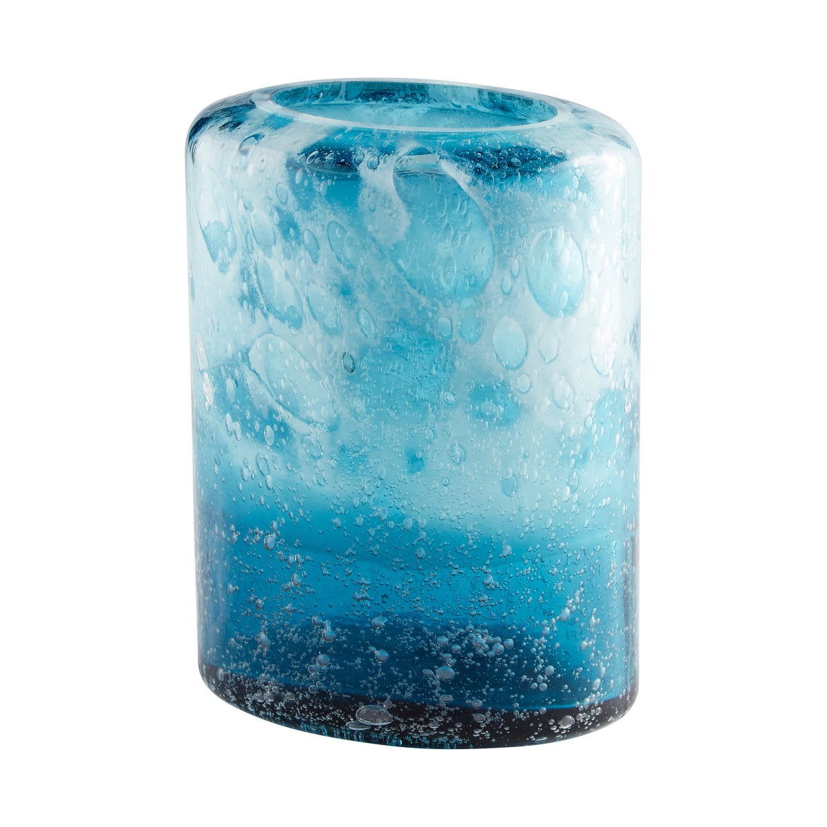 Spruzzo Vase - Blue And White Small