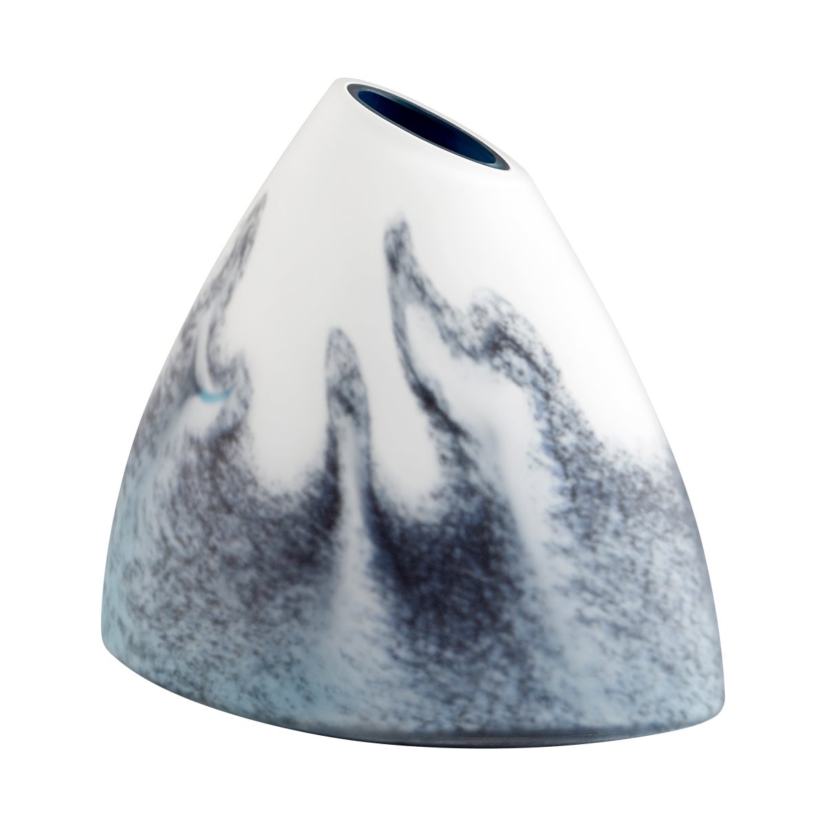Mystic Falls Vase - Blue And White Small