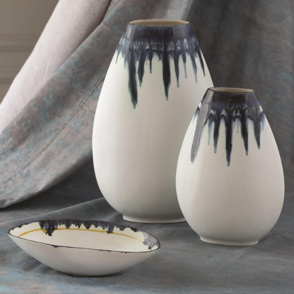 Glass Drip Vase - Small