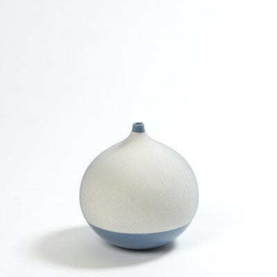 Pixelated Ball Vase Small - Blue