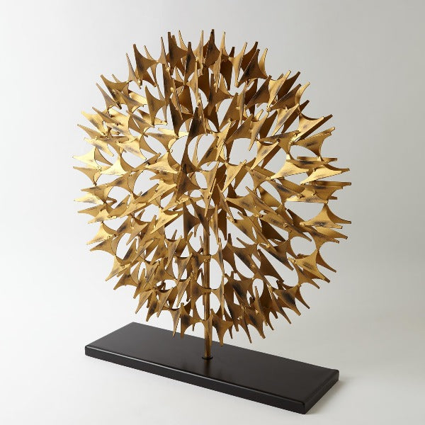 Cosmos Sculpture Large- Gold