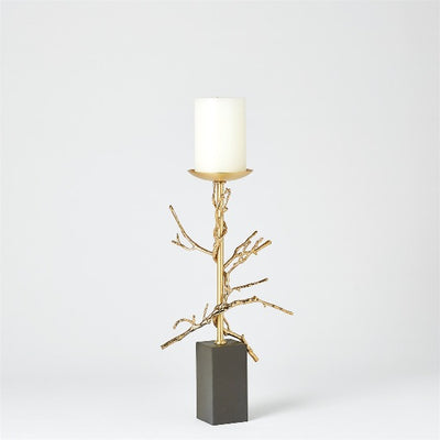 Twig Brass Candleholders - Small