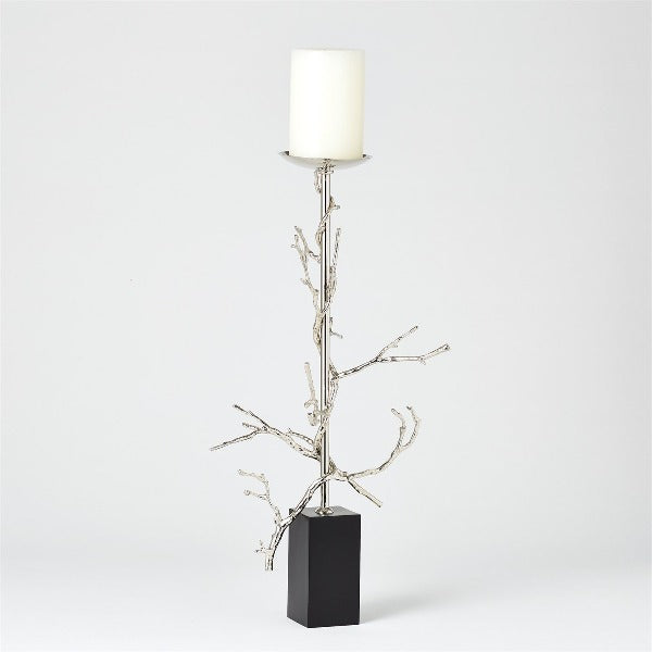 Twig Nickel Candleholders - Large