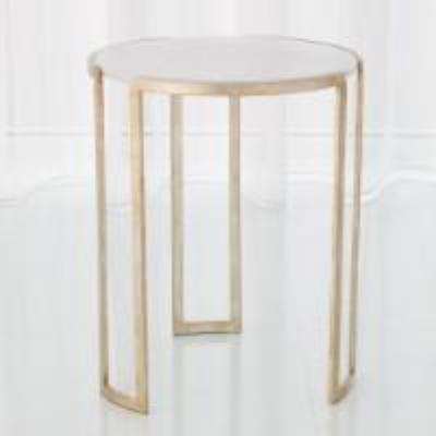 Channel Accent Table - Silver Leaf