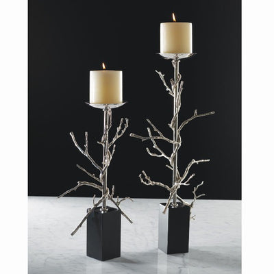 Twig Nickel Candleholders - Small