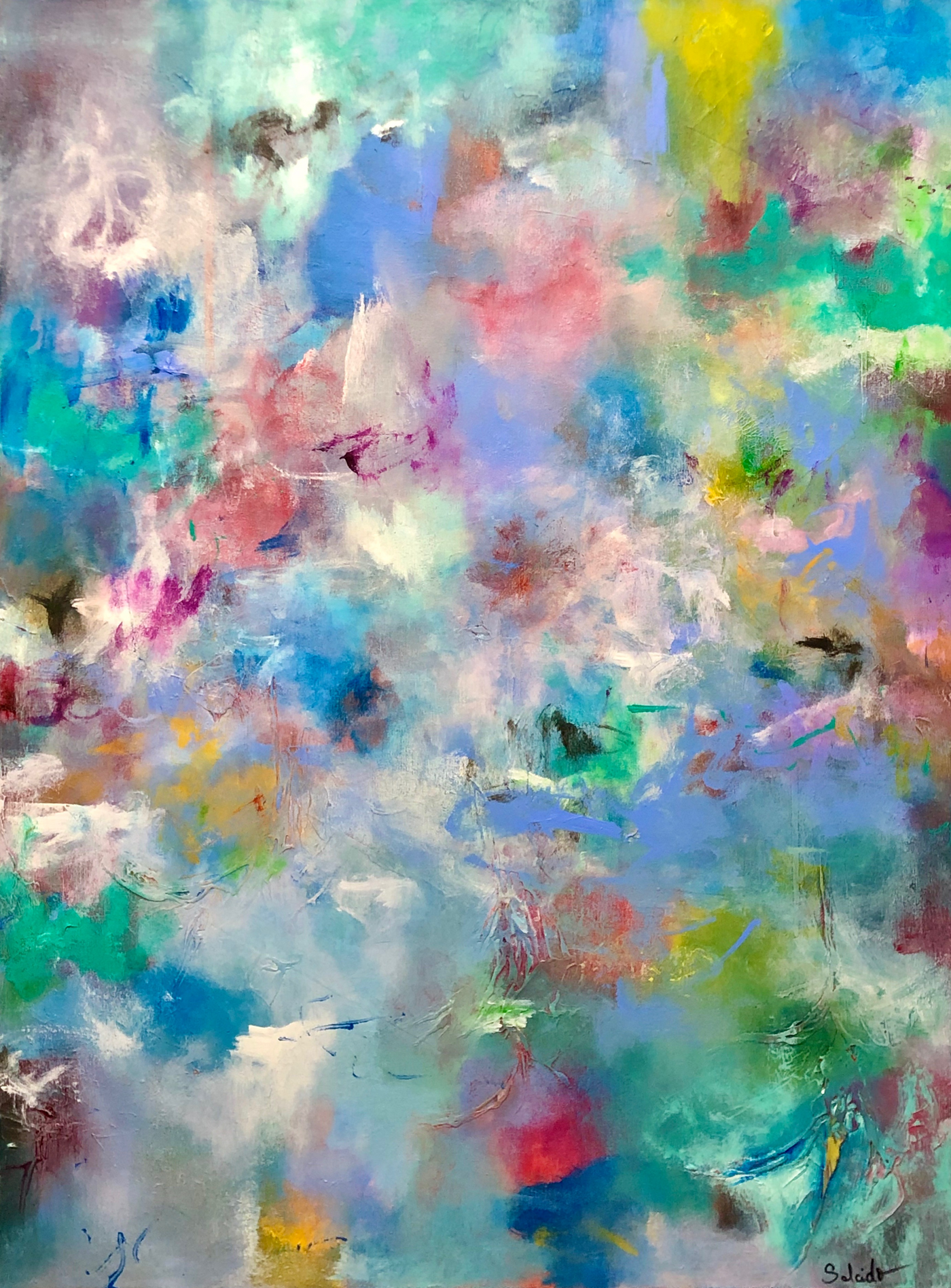 Bloom Burst - 24”W x 30”H