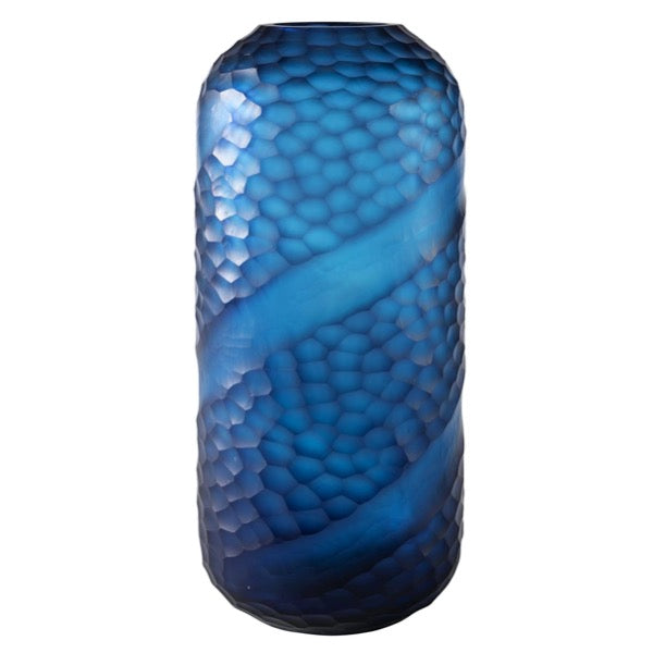 Blue Swoop Vase - Large
