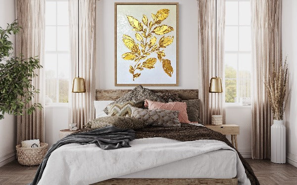 Golden Foliage II - 30"W x 40"H