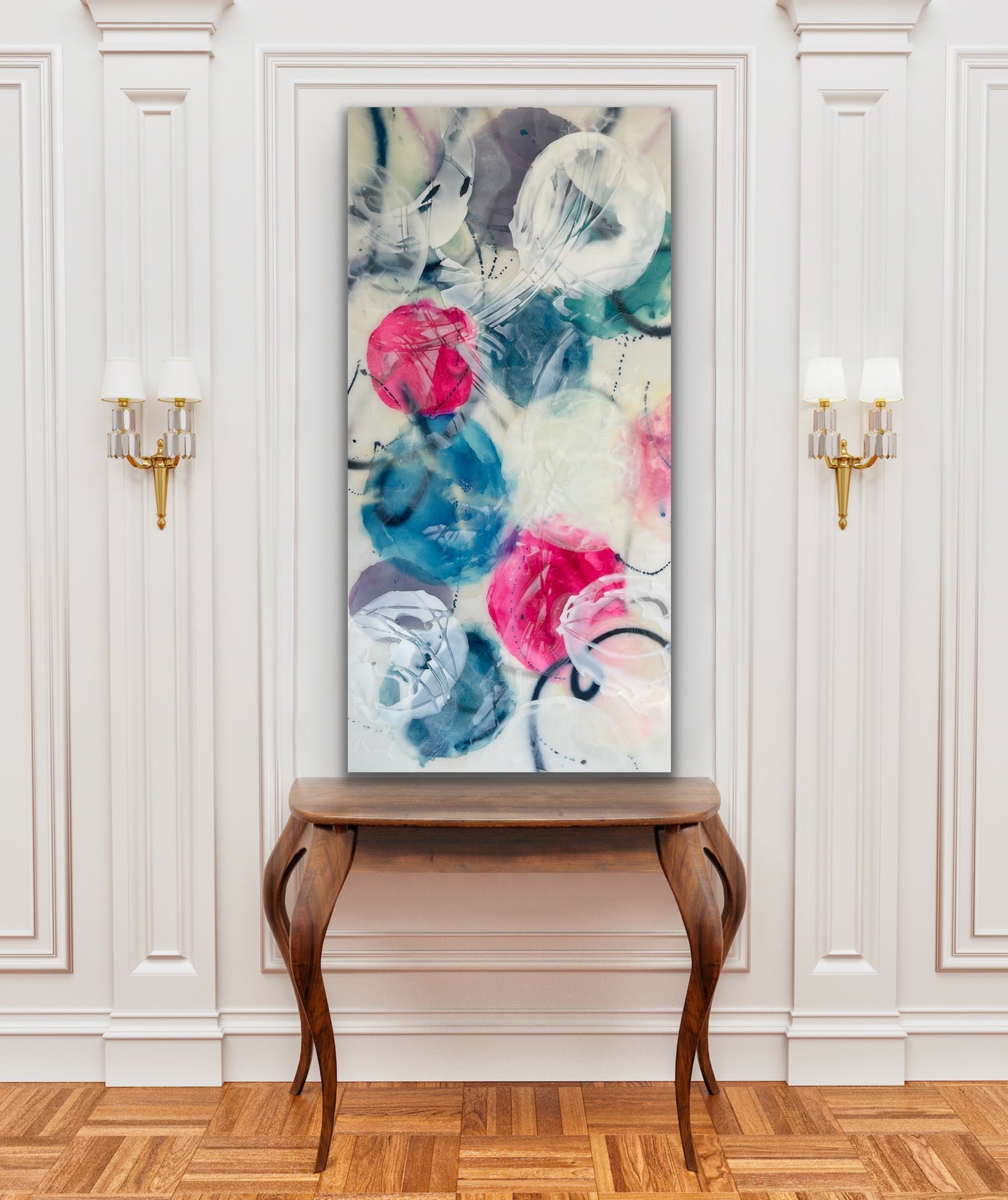 Whimsical V - 36”W x 60”H