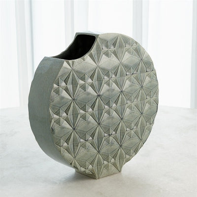 Geometric Vase - Azure Small