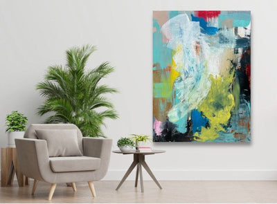 Clouds of Expression - 36”W x 48”H