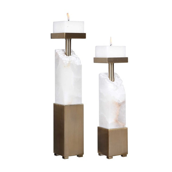 Ebena Candleholders - Set of 2